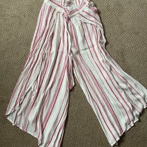 Cotton Candy Palazzo Capri Pants